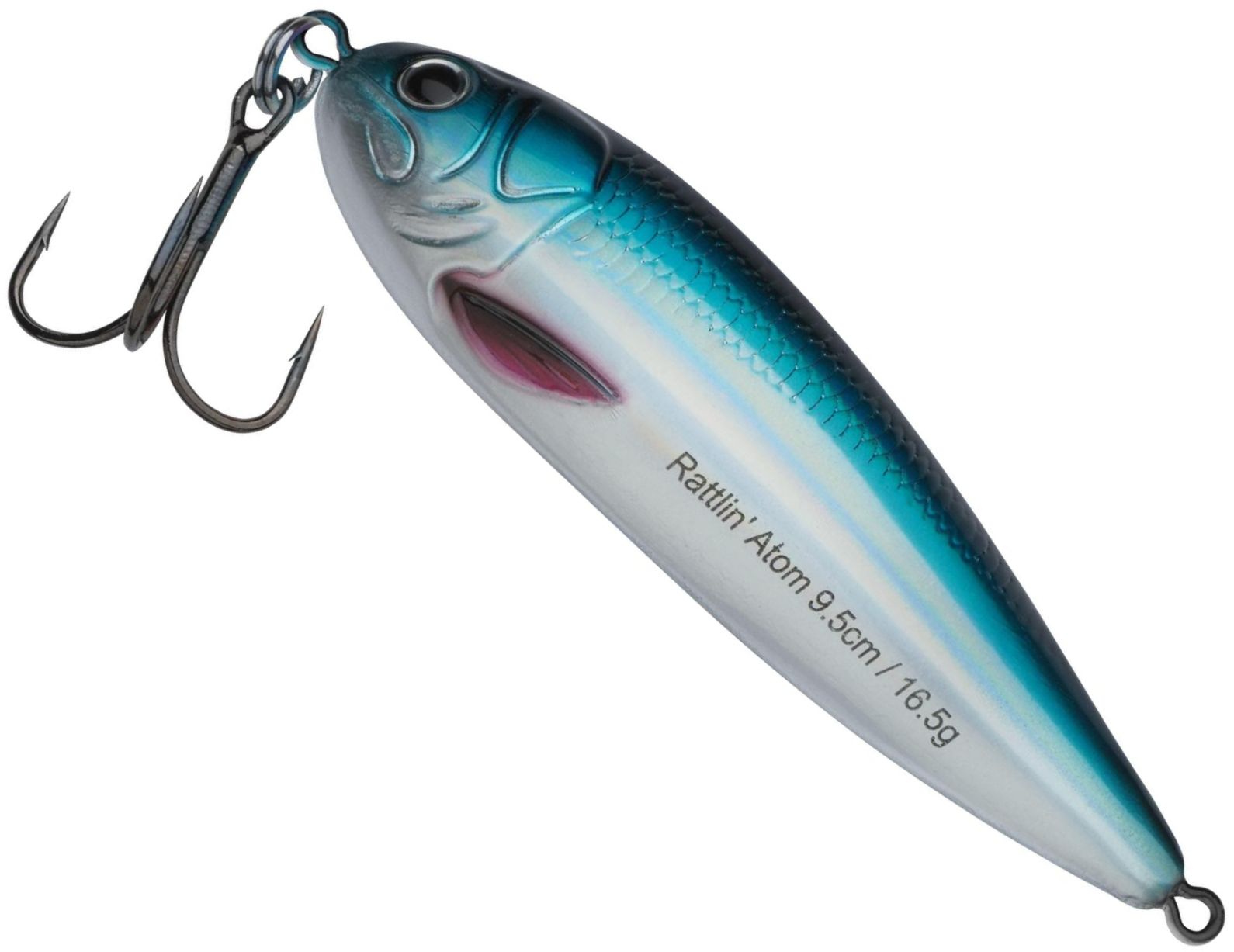 Lingurita Oscilanta ABU GARCIA Rattlin' Atom, Baltic Herring, 9.5cm, 16.5g