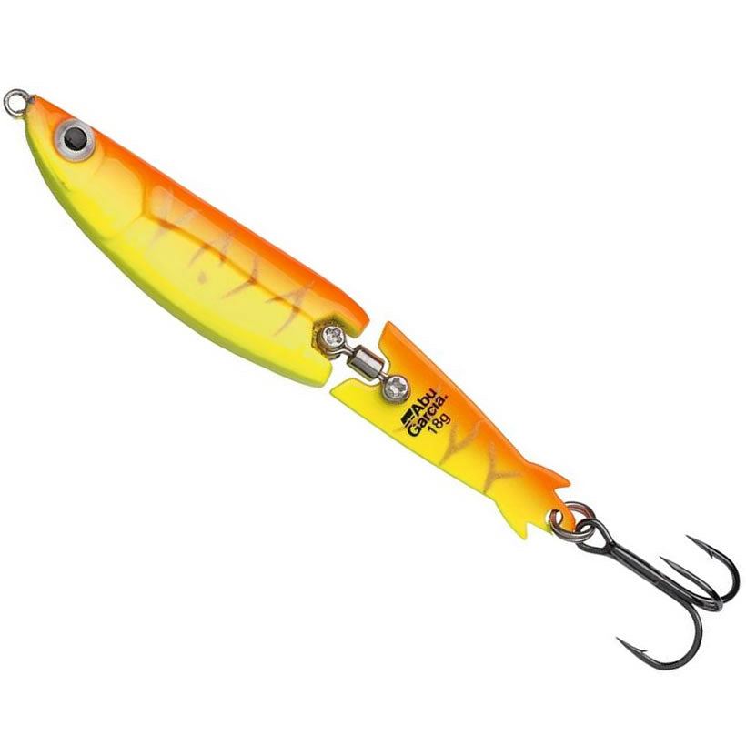 Lingurita Oscilanta ABU GARCIA Toby Jointed Red Hot Tiger