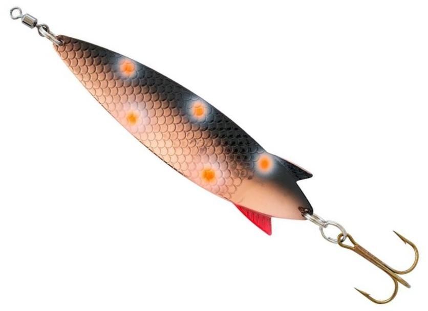 Lingurita Oscilanta ABU GARCIA Toby Salmo Spoon, Cooper Black OR, 11cm, 30g, 1buc/pac