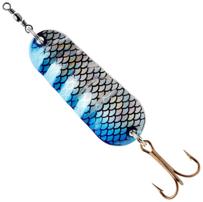 Lingurita Oscilanta Abu Garcia Atom, Blue Flash, 35g, 9cm