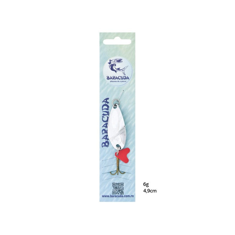 Lingurita Oscilanta B07 Baracuda 6g 4.9cm Silver