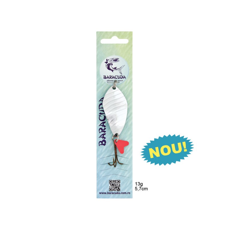 Lingurita Oscilanta B24 Baracuda 13g 5.7cm Silver