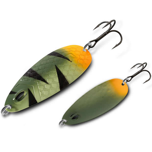 Lingurita Oscilanta Delphin ELIPZ FullSCALE 12g, AGRESOR, Hook Nr.2