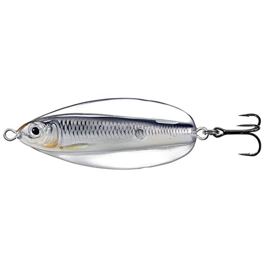 Lingurita Oscilanta LIVE TARGET Erratic Shine Sinking, 5.5cm, 11g, Silver / Black