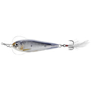 Lingurita Oscilanta Live Target Flutter Shad Sinking, Silver / Black, 6cm, 21g