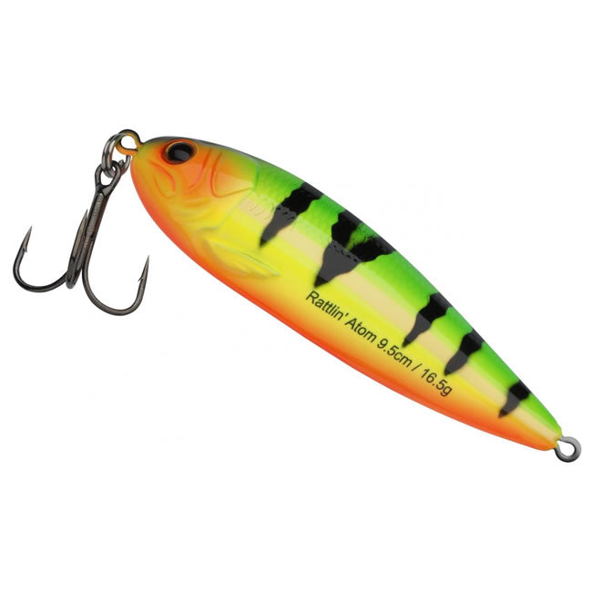 Lingurita Oscilanta Rattlin' Abu Garcia Atom Fire Tiger