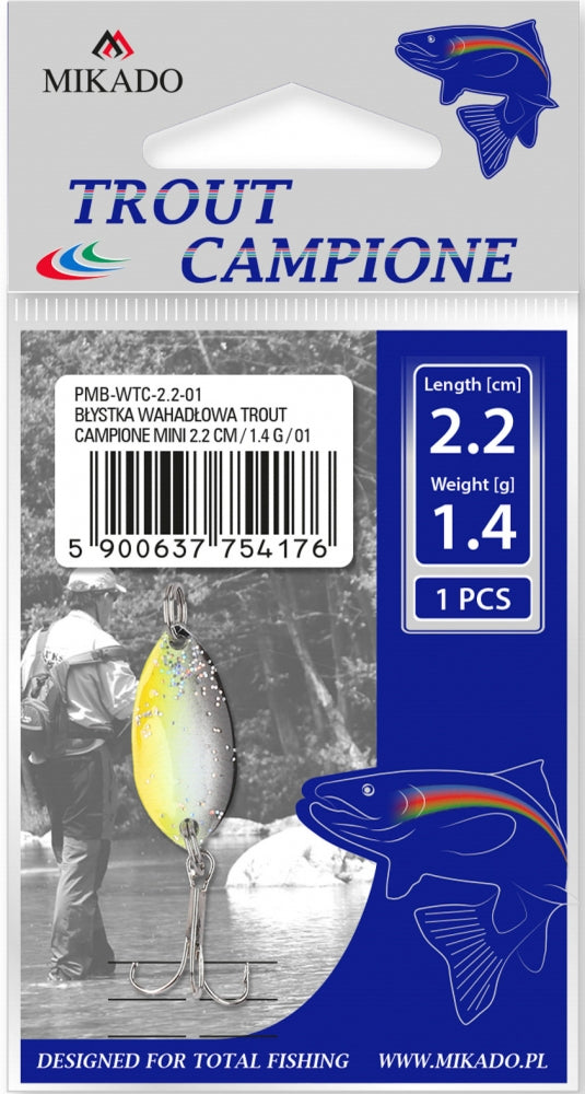 Lingurita Oscilanta-Trout Campione Mini 2.2Cm/1.4G/01