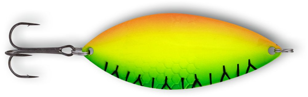  Lingurita Oscilanta Zebco 15g , 8cm Trophy Z-Flat Slim Fire Tiger sinking