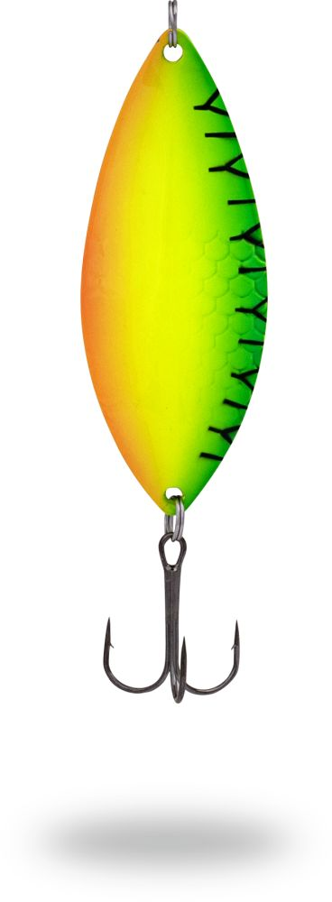  Lingurita Oscilanta Zebco 15g , 8cm Trophy Z-Flat Slim Fire Tiger sinking