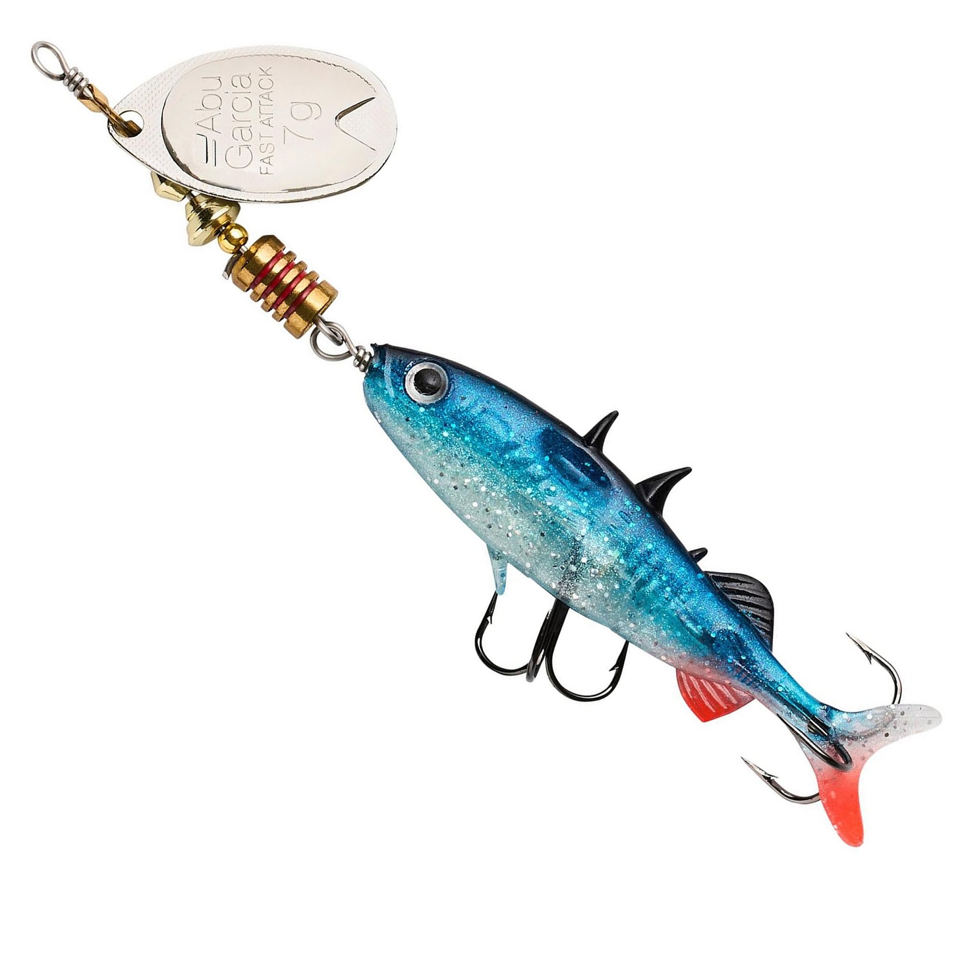Lingurita Rotativa ABU GARCIA Fast Attack Stickle Spinner Glitter Roach 1buc/pac