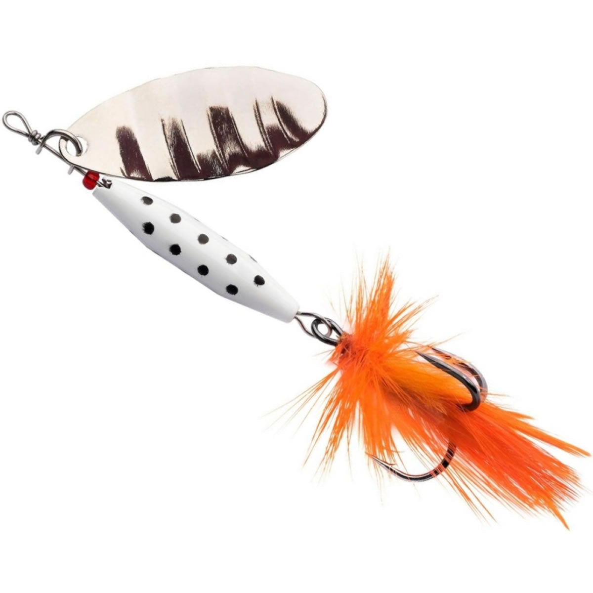 Lingurita Rotativa ABU GARCIA Reflex White LF Silver