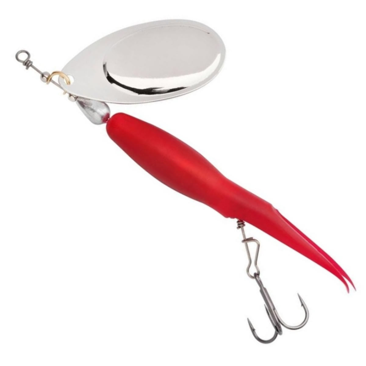 Lingurita Rotativa ABU GARCIA Salmon Seeker Red/Silver