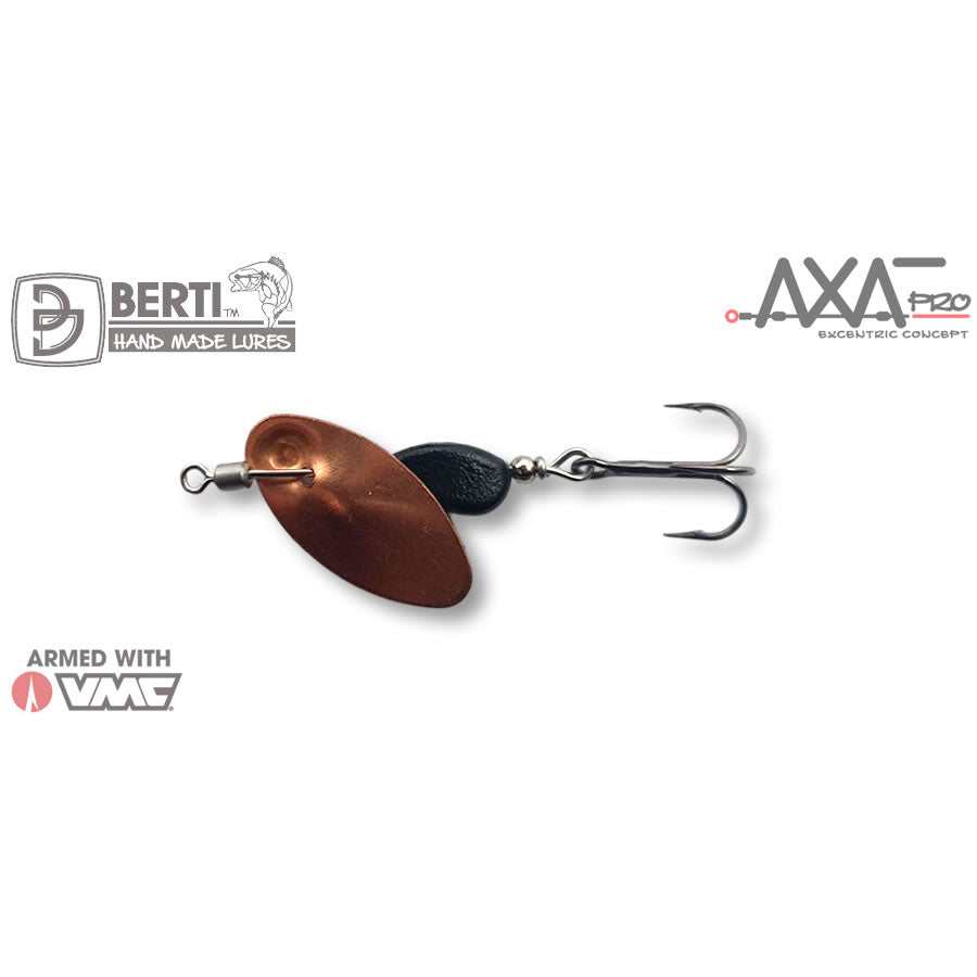 Lingurita Rotativa BERTI Axat Pro Micro-2, Cupru / Negru, 2.9g