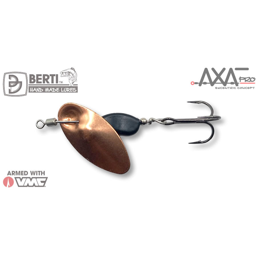 Lingurita Rotativa BERTI Axat Pro Nr.1, Cupru / Negru, 3.7g