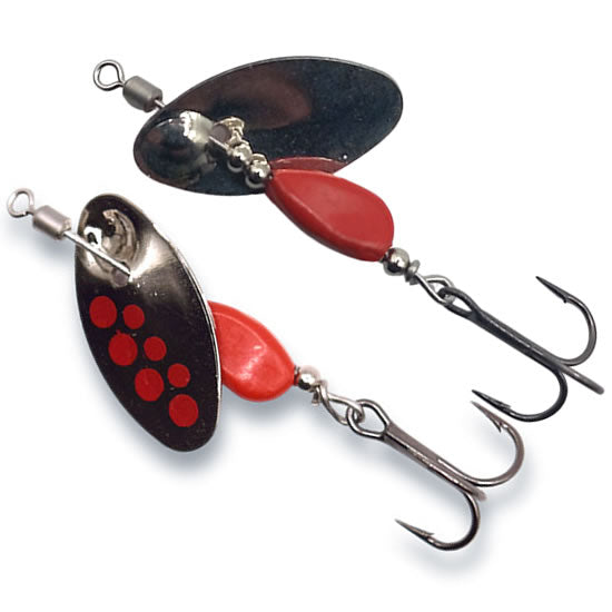 Lingurita Rotativa BERTI Axat Pro Plus Micro-2, Nickel TRT / Rosu, 2.9g