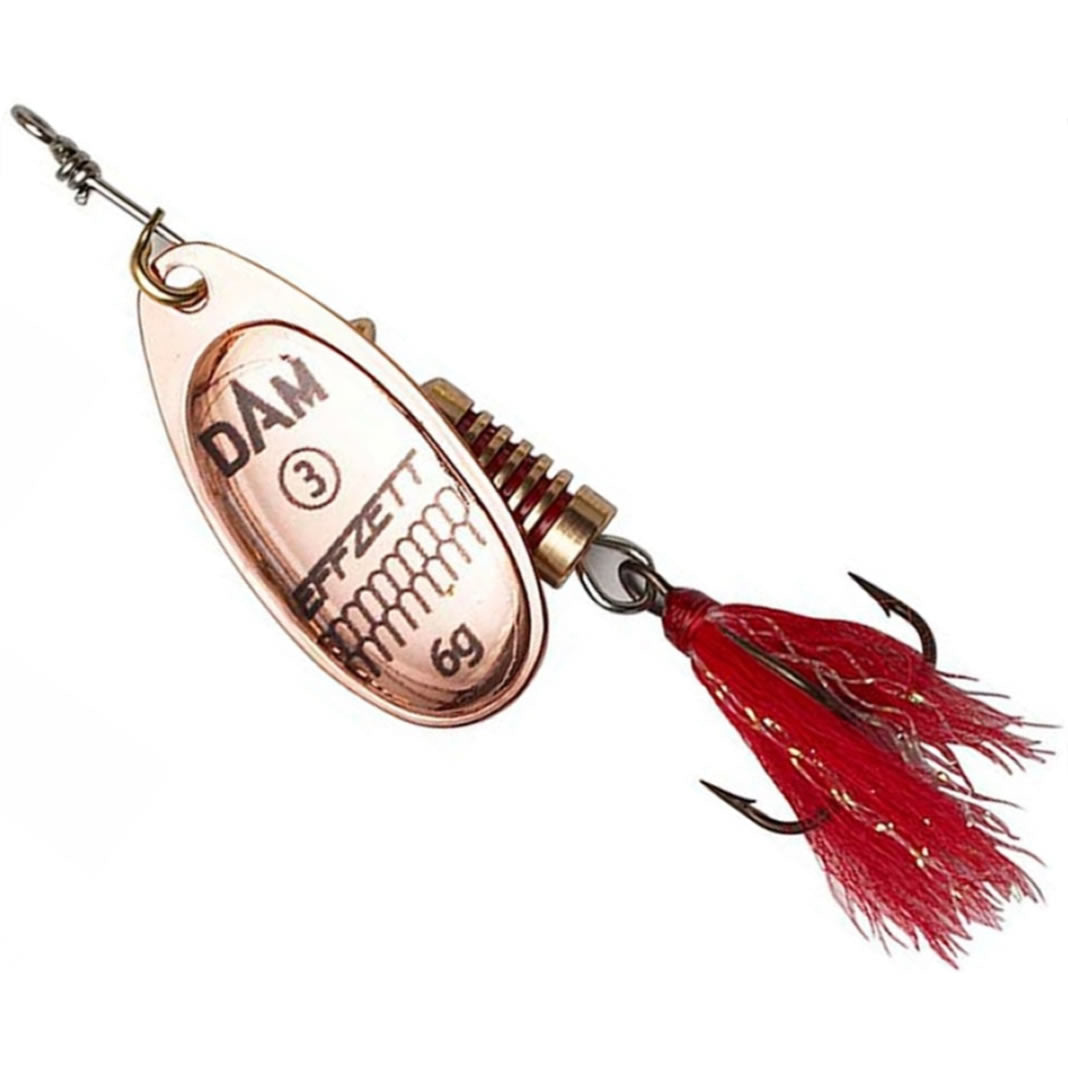 Lingurita Rotativa DAM Effzett Standard Dressed, Copper, 10g