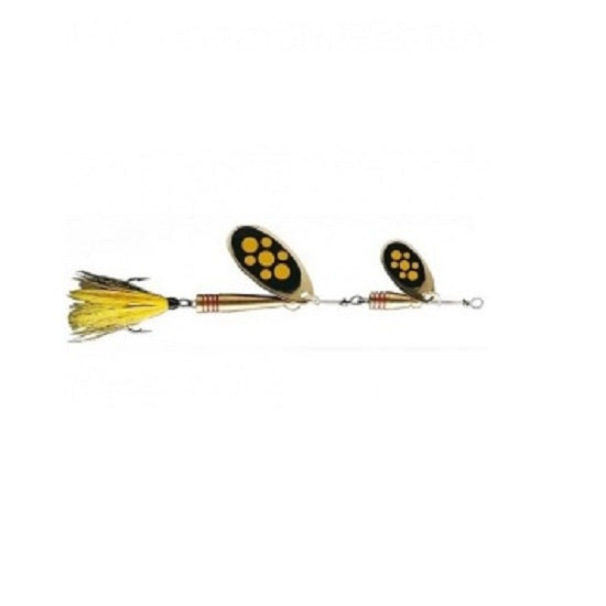 Lingurita Rotativa DAM Effzett Tandem 14 g Dressed Blacky