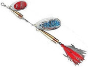 Lingurita Rotativa DAM Effzett Tandem Dressed, Silver Red, 10g, 1buc/pac