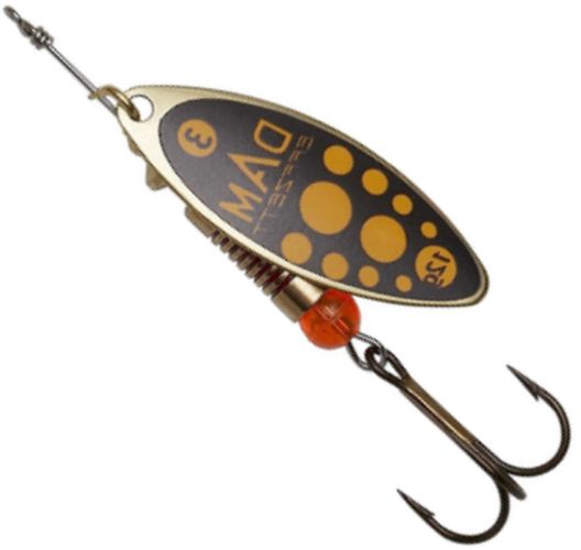 Lingurita Rotativa DAM Standard Spinner, Blacky, Nr.4, 10g, 1buc/pac