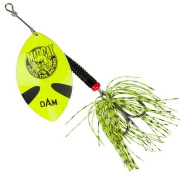 Lingurita Rotativa MADCAT Big Blade Spinner, Fluorescent Yellow, 55g, 1buc/pac