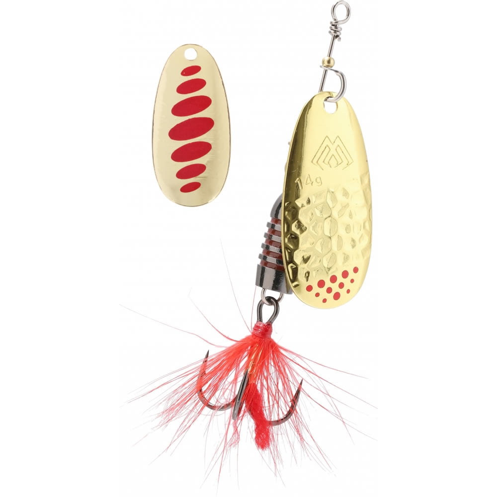 Lingurita Rotativa MIKADO Windmill Golden Red