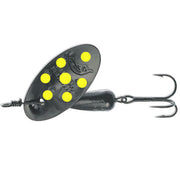 Lingurita Rotativa Panther Martin Nero Con Punti Fluo Spinner, Black/Yellow, Nr.2, 1.8g, 1buc/pac