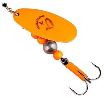 Lingurita Rotativa SAGAVE GEAR Caviar, Fluo Orange, Nr.4, 14g, 1buc/pac