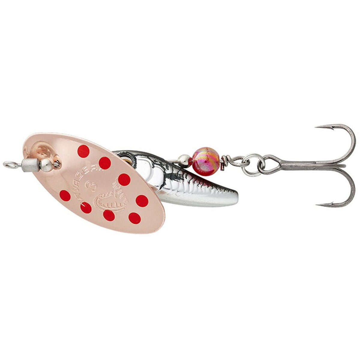 Lingurita Rotativa Savage Gear Spinner Sticklebait Sinking Cooper Red