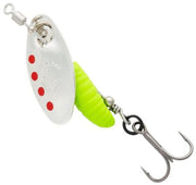 Lingurtia Rotativa SAVAGE GEAR Grub Spinners, Silver Red Lime, Nr.1, 3.8g, 1buc/pac
