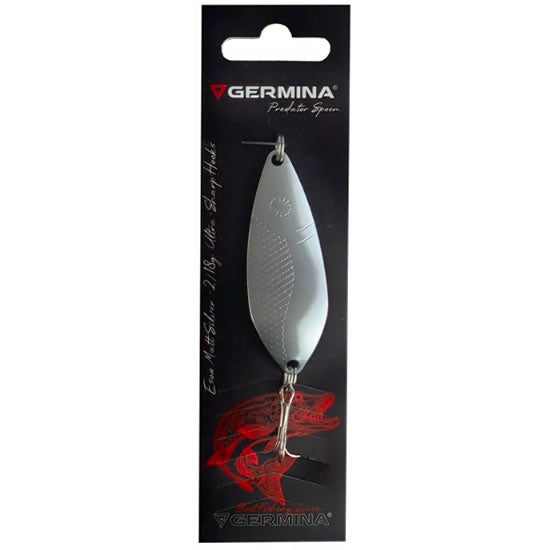 Lungura Oscilanta GERMINA Esox 2 Spoon, Mat Silver, 18g, 1buc/pac