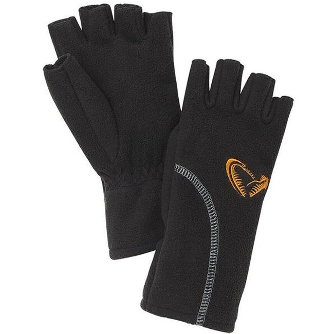 MANUSI SAVAGE GEAR CU DEGETE TAIATE WIND PRO BLACK