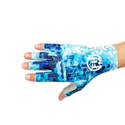 MANUSI UV FHM MARK PRINT AQUA BLUE