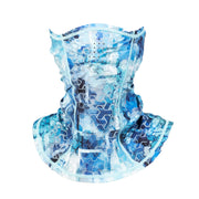 MASCA UV FHM MARK MASK PRINT AQUA BLUE ONE SIZE FITS ALL