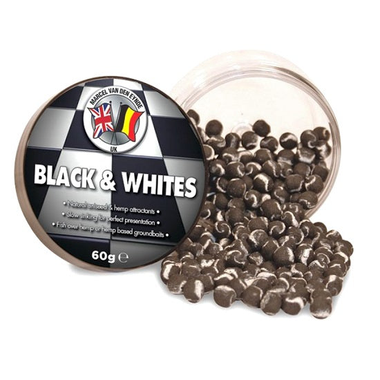 MINI BOILIES VAN DEN EYNDE BLACK AND WHITES MIX 8-10mm 60gr