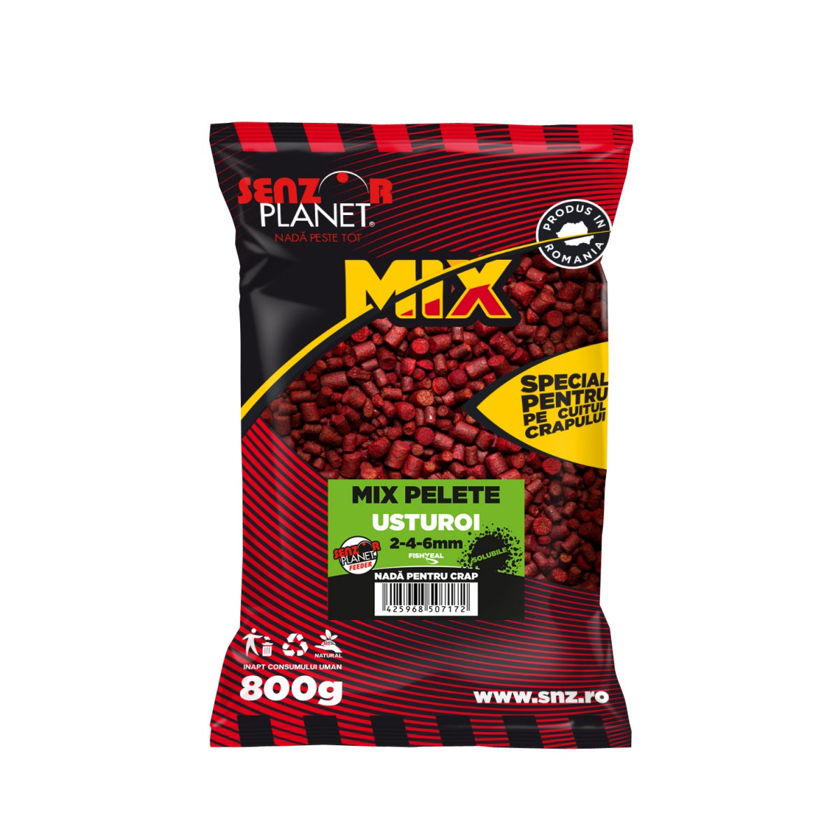 MIX PELETE SENZOR FISHMEAL USTUROI 2-4-6mm 800g