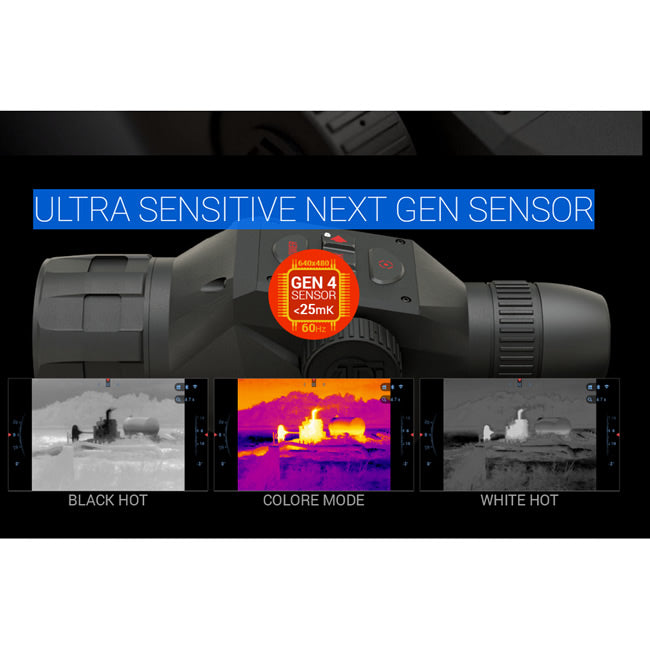  MONOCULAR VEDERE TERMICA  ATN OTS 4T 25MM 4-40X 640X480