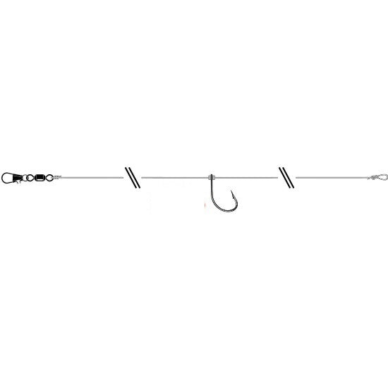 MONT. DAIWA TOURNAMENT DROP SHOT RIG FFN NR.2/2BUC
