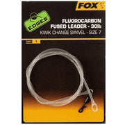 MONTURA FOX FLUOROCARBON FUSED LEADERS 75CM