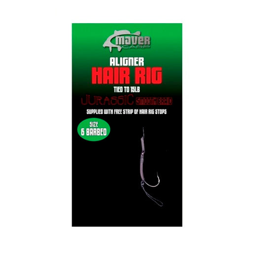 MONTURA MAVER HAIR RIG ALIGNER NR 6 15lb SMOOTH BRAID