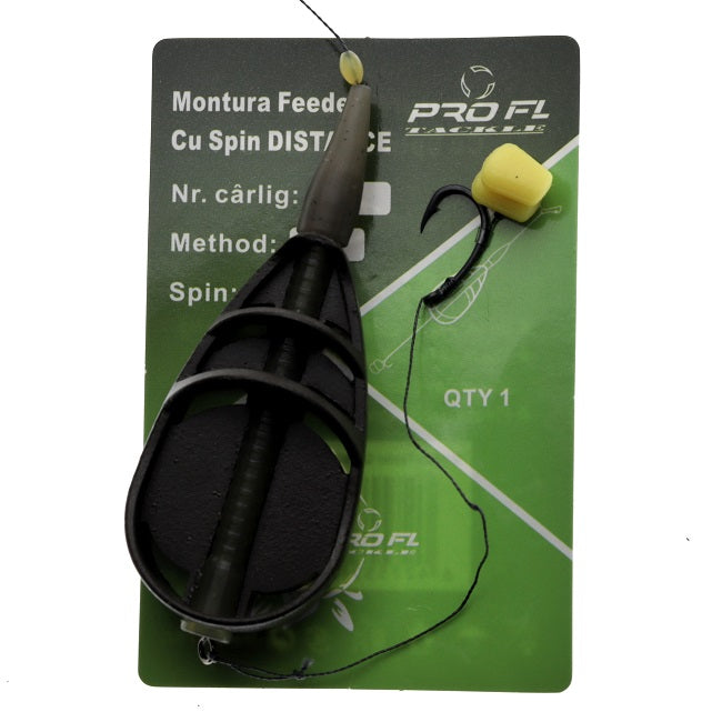 MONTURA METHOD FEEDER PRO FL DISTANCE CU SPIN 7MM 60G CARLIG
