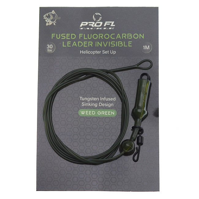 MONTURA PRO FL FUSED FLUOROCARBON LEADER HELICOPTER TUNGSTEN 30LB 1M