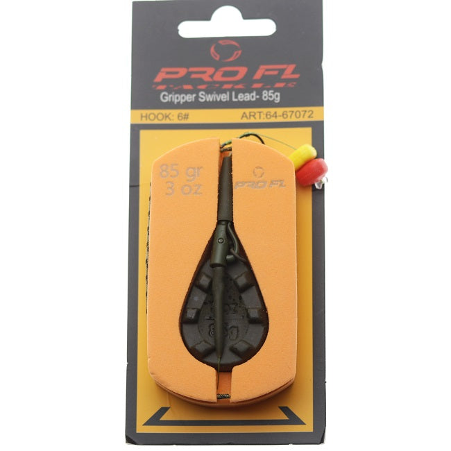 MONTURA PRO FL GRIPPER SWIVEL LEADCORE PLUMB PIERDUT GRIPPER 85G CARLIG