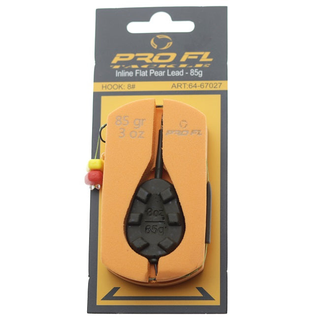 MONTURA PRO FL LEADCORE INLINE FLAT PEAR LEAD 85G CARLIG