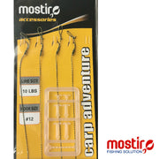 MOSTIRO FEEDER RIG WITH LOOP AT END IN BRAID LINE 15 LBS HOOK NO 8 (4 BUC)