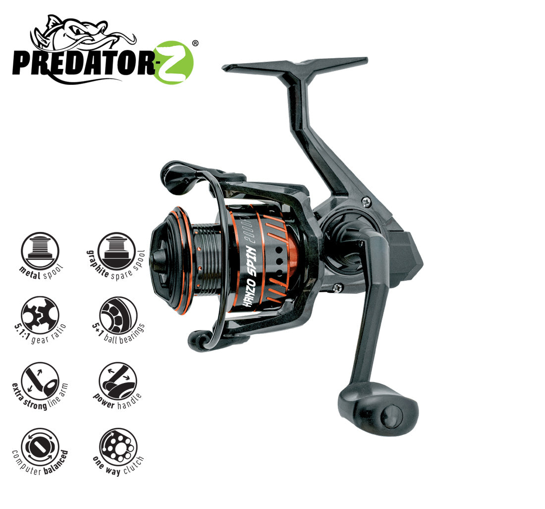 MULINETA CARP ZOOM PREDATOR-Z HANZO SPIN 2000FD 6 rulmenti