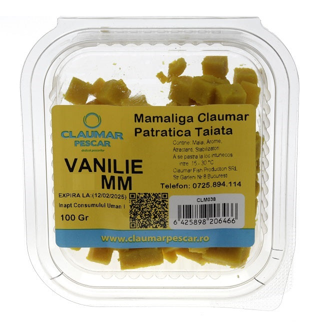 Mamaliga Claumar Patratica 100gr Taiata VANILIE
