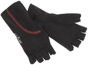 Man Gloves DAM Windproof Half Finger L, Black