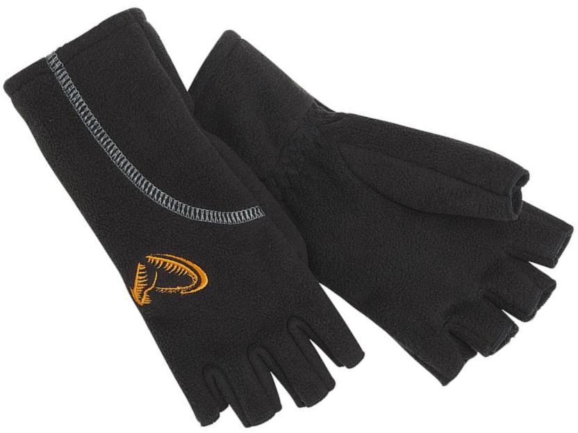Man Gloves DAM Windproof PRO Half Finger XL, Black