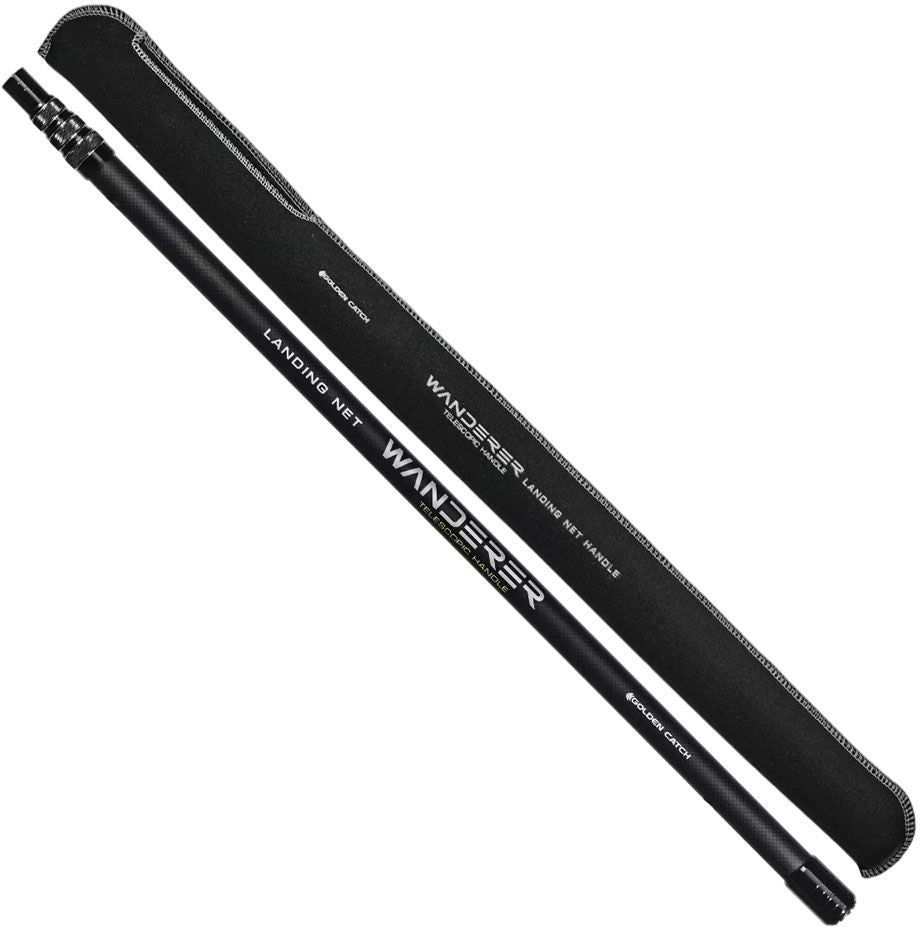 Maner Minciog GOLDEN CATCH Landing Net Handle Wanderer, 2.00m, 4seg