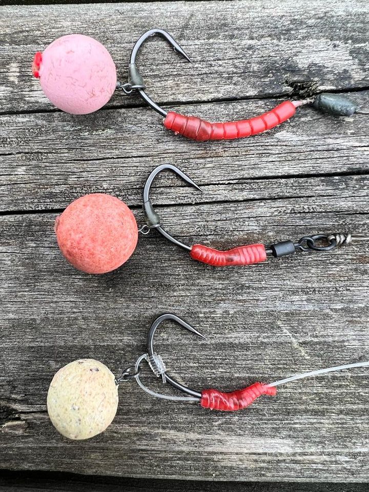 Mansoane ONE MORE CAST Tackle Dazzlers Bloodliner Inturn, Small, 10buc/pac